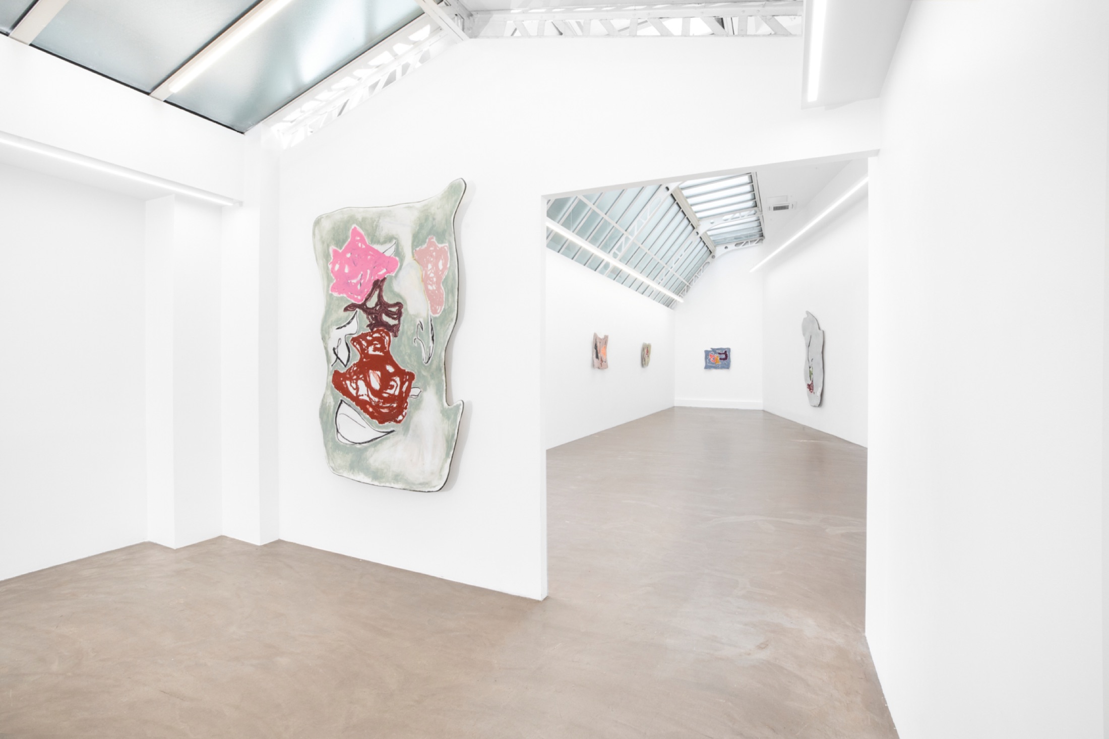 Installation view of Current, Bremond Capela, Paris, France, 2025